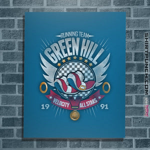 Shirts Posters / 4"x6" / Sapphire Green Hill Running Team