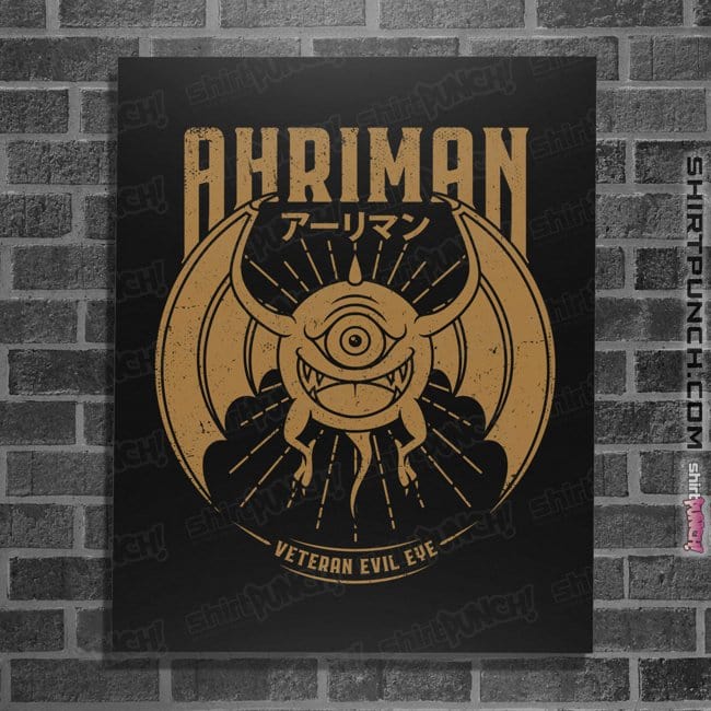 Shirts Posters / 4"x6" / Black Ahriman
