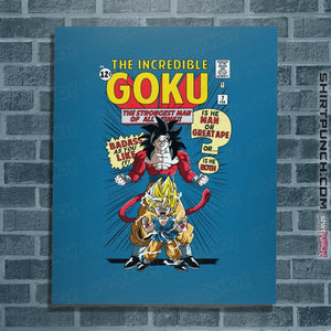 Shirts Posters / 4"x6" / Sapphire The Incredible Goku
