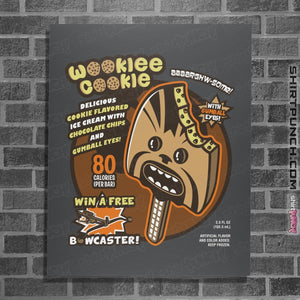 Shirts Posters / 4"x6" / Charcoal Wookiee Cookie