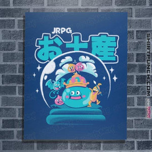 Shirts Posters / 4"x6" / Royal Blue JRPG Souvenir Slimes
