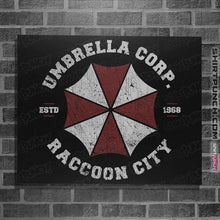 Load image into Gallery viewer, Daily_Deal_Shirts Posters / 4&quot;x6&quot; / Black Welcome To Raccoon City
