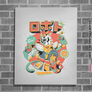 Daily_Deal_Shirts Posters / 4"x6" / White Neko Roboto