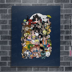 Daily_Deal_Shirts Posters / 4"x6" / Navy Made Of Movies