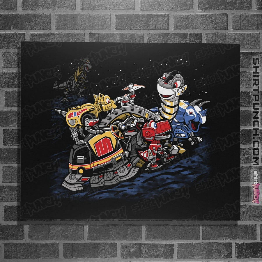 Shirts Posters / 4"x6" / Black Zords Before Time