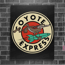 Load image into Gallery viewer, Daily_Deal_Shirts Posters / 4&quot;x6&quot; / Black Coyote Express
