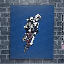 Load image into Gallery viewer, Daily_Deal_Shirts Posters / 4&quot;x6&quot; / Royal Blue BMX Biker Scout
