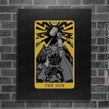 Load image into Gallery viewer, Shirts Posters / 4&quot;x6&quot; / Black Tarot The Sun
