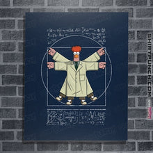 Load image into Gallery viewer, Daily_Deal_Shirts Posters / 4&quot;x6&quot; / Navy Vitruvian Puppet
