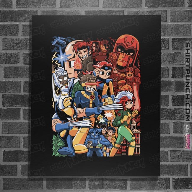 Daily_Deal_Shirts Posters / 4"x6" / Black Mutant Pilgrim