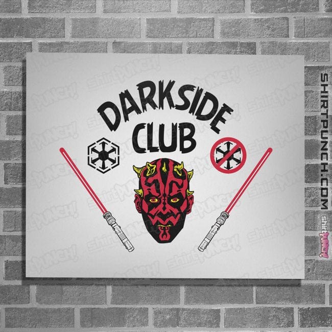 Secret_Shirts Posters / 4"x6" / White Darkside Club