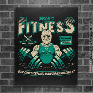 Daily_Deal_Shirts Posters / 4"x6" / Black Jason's Fitness