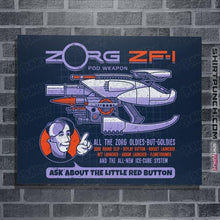 Load image into Gallery viewer, Secret_Shirts Posters / 4&quot;x6&quot; / Navy Ask About the Little Red Button
