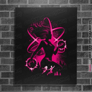 Daily_Deal_Shirts Posters / 4"x6" / Black Atom Girl