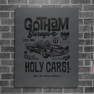 Daily_Deal_Shirts Posters / 4"x6" / Charcoal Gotham Garage LTD