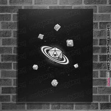 Load image into Gallery viewer, Secret_Shirts Posters / 4&quot;x6&quot; / Black RPG Dice Galaxy
