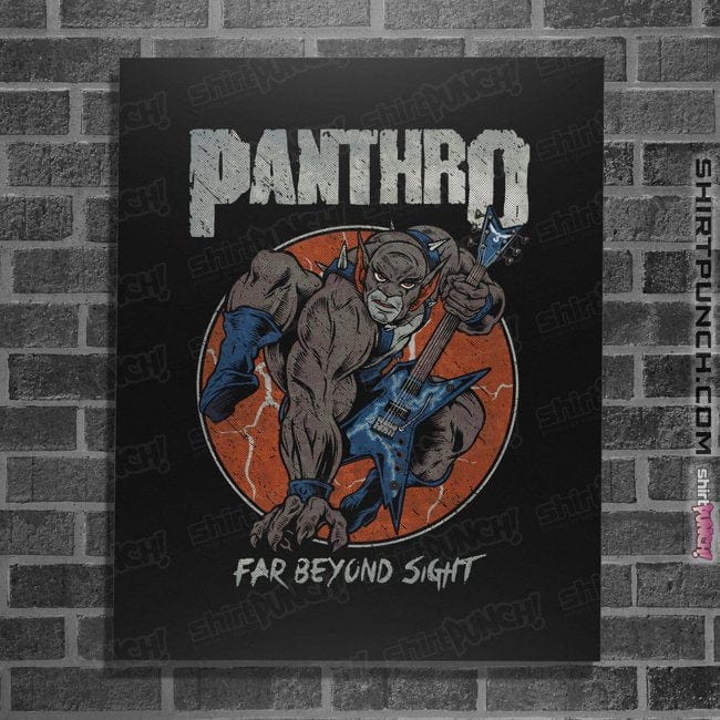 Daily_Deal_Shirts Posters / 4"x6" / Black Far Beyond Sight