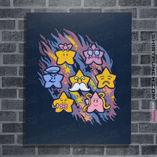 Load image into Gallery viewer, Secret_Shirts Posters / 4&quot;x6&quot; / Navy Star Power
