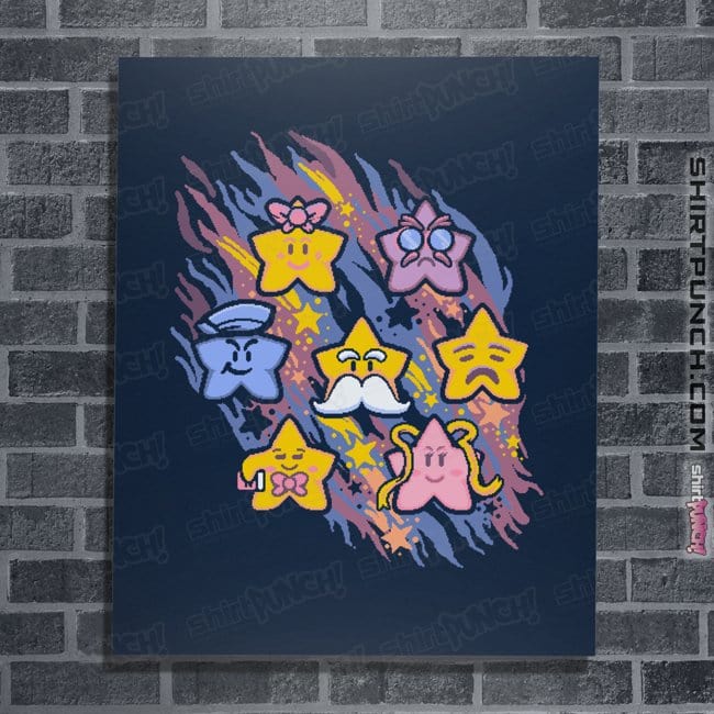 Secret_Shirts Posters / 4"x6" / Navy Star Power