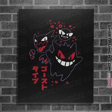 Load image into Gallery viewer, Secret_Shirts Posters / 4&quot;x6&quot; / Black Ghost Types Secret Sale
