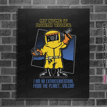Load image into Gallery viewer, Secret_Shirts Posters / 4&quot;x6&quot; / Black Vader From Vulcan
