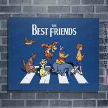 Load image into Gallery viewer, Daily_Deal_Shirts Posters / 4&quot;x6&quot; / Royal Blue The Best Friends Road
