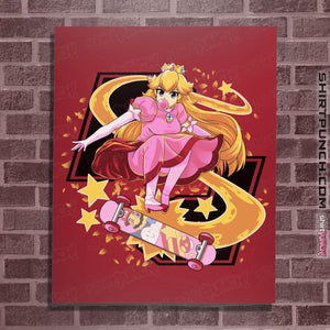 Shirts Posters / 4"x6" / Red Pro Skater Princess