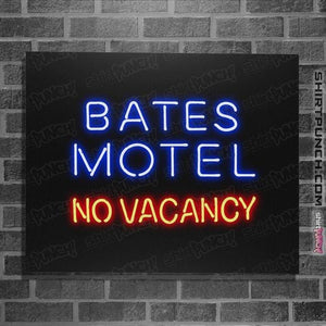 Shirts Posters / 4"x6" / Black Bates Motel