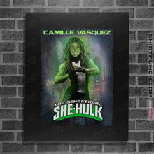 Load image into Gallery viewer, Daily_Deal_Shirts Posters / 4&quot;x6&quot; / Black Camille Hulk
