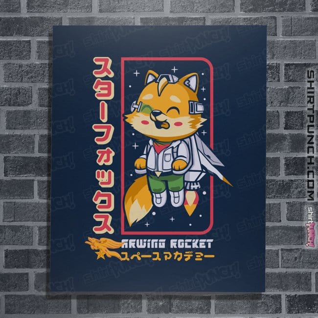 Daily_Deal_Shirts Posters / 4"x6" / Navy Star Prowler