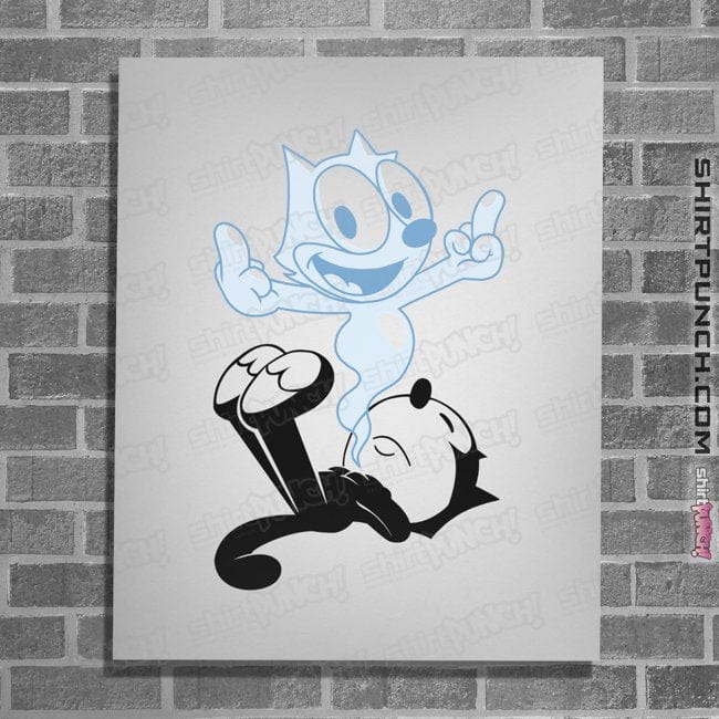 Secret_Shirts Posters / 4"x6" / White RIP The Cat