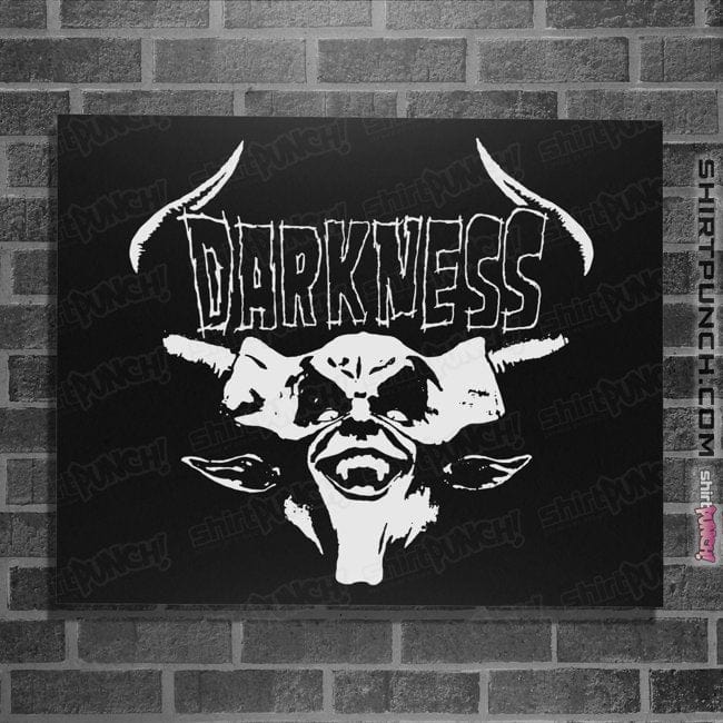 Daily_Deal_Shirts Posters / 4"x6" / Black Darkness