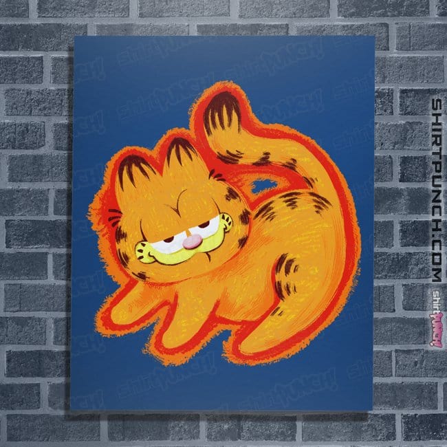 Daily_Deal_Shirts Posters / 4"x6" / Royal Blue The Lasagna King