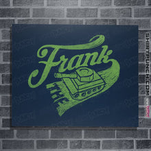 Load image into Gallery viewer, Shirts Posters / 4&quot;x6&quot; / Navy Frank the Tank
