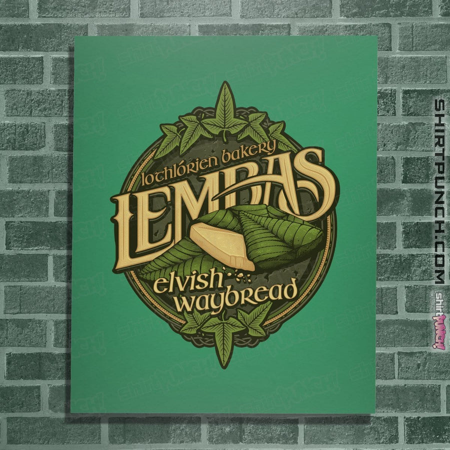Shirts Posters / 4"x6" / Irish Green Lembas Bread