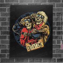 Load image into Gallery viewer, Daily_Deal_Shirts Posters / 4&quot;x6&quot; / Black Outatime
