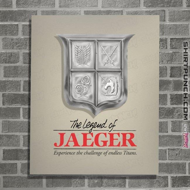 Shirts Posters / 4"x6" / Natural The Legend Of Jaeger