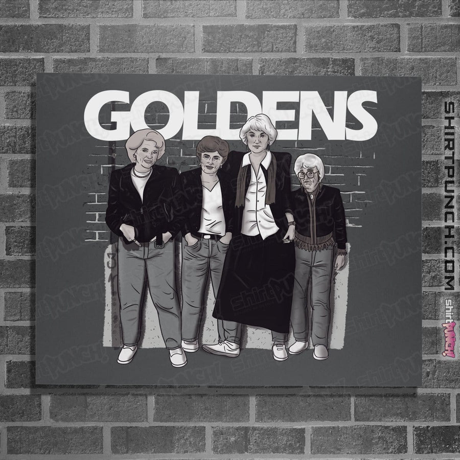 Shirts Posters / 4"x6" / Charcoal Goldens