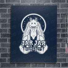Load image into Gallery viewer, Secret_Shirts Posters / 4&quot;x6&quot; / Navy Meesa Homeboy
