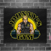 Load image into Gallery viewer, Shirts Posters / 4&quot;x6&quot; / Black Johnny&#39;s Gym
