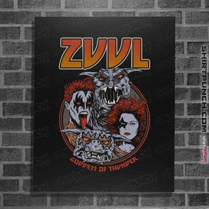 Shirts Posters / 4"x6" / Black Zuul Metal