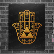 Load image into Gallery viewer, Shirts Posters / 4&quot;x6&quot; / Black Legendary Hand
