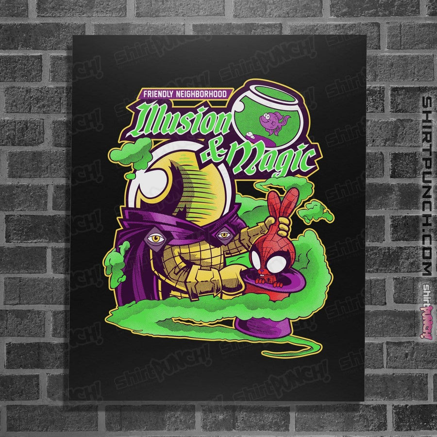 Shirts Posters / 4"x6" / Black Illusion And Magic