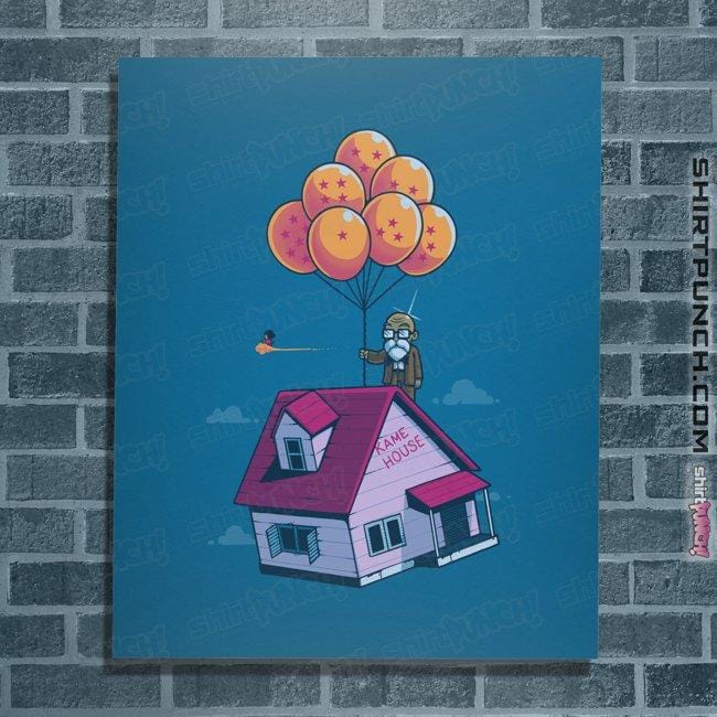 Shirts Posters / 4"x6" / Sapphire Adventure Is Up There