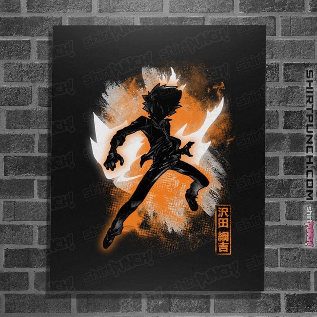 Shirts Posters / 4"x6" / Black Cosmic Tsuna