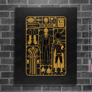 Daily_Deal_Shirts Posters / 4"x6" / Black Sanji Model Sprue