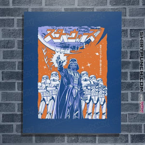 Daily_Deal_Shirts Posters / 4"x6" / Royal Blue Vader JP