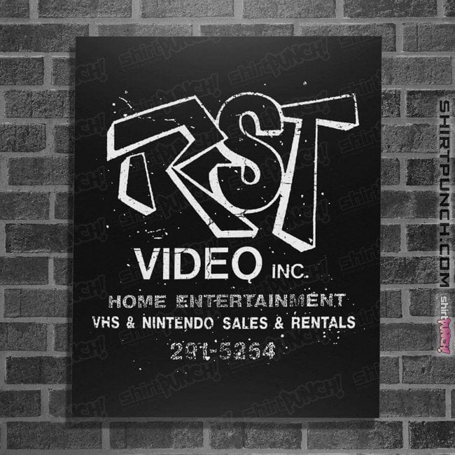 Secret_Shirts Posters / 4"x6" / Black RST Video INC.