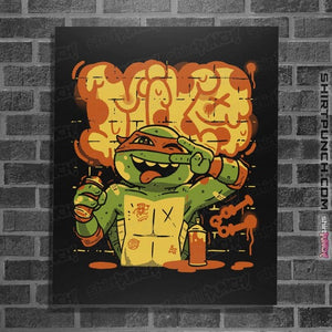 Daily_Deal_Shirts Posters / 4"x6" / Black Mike Bomb