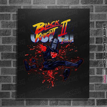 Load image into Gallery viewer, Shirts Posters / 4&quot;x6&quot; / Black Black Knight 2 Super Turbo
